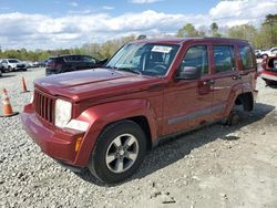 Jeep Liberty Sport salvage cars for sale: 2008 Jeep Liberty Sport