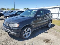 Salvage cars for sale from Copart Sacramento, CA: 2002 BMW X5 4.6IS
