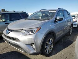Toyota Rav4 salvage cars for sale: 2017 Toyota Rav4 HV Limited