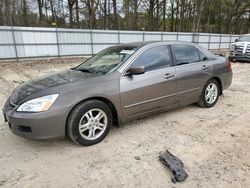 Salvage cars for sale at Austell, GA auction: 2007 Honda Accord EX