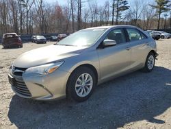 Salvage cars for sale at Candia, NH auction: 2017 Toyota Camry LE