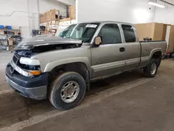 Salvage cars for sale at Ham Lake, MN auction: 2002 Chevrolet Silverado K2500 Heavy Duty
