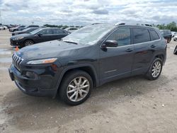 Salvage cars for sale at Houston, TX auction: 2015 Jeep Cherokee Limited
