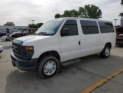 Salvage cars for sale from Copart Sacramento, CA: 2010 Ford Econoline E150 Wagon