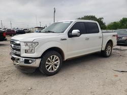Salvage cars for sale from Copart Oklahoma City, OK: 2016 Ford F150 Supercrew