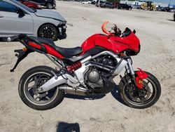 Salvage Motorcycles for sale at auction: 2008 Kawasaki KLE650 A