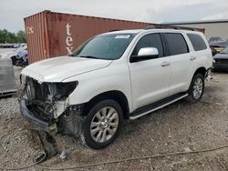Salvage cars for sale from Copart Hueytown, AL: 2017 Toyota Sequoia Platinum