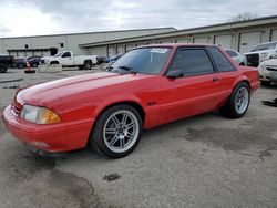 Salvage cars for sale at Louisville, KY auction: 1992 Ford Mustang LX