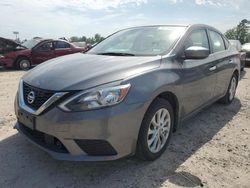 Salvage cars for sale at Houston, TX auction: 2018 Nissan Sentra S