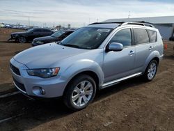 Salvage cars for sale at Brighton, CO auction: 2011 Mitsubishi Outlander SE