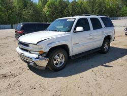 Salvage cars for sale at Gainesville, GA auction: 2002 Chevrolet Tahoe C1500