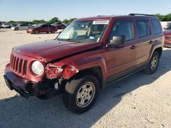 Salvage cars for sale from Copart San Antonio, TX: 2017 Jeep Patriot Sport