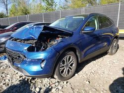 Salvage cars for sale at Waldorf, MD auction: 2022 Ford Escape SEL