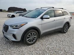Salvage cars for sale at Temple, TX auction: 2019 Hyundai Santa FE XL SE