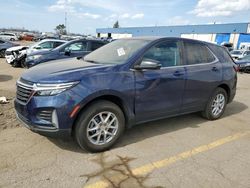 Salvage cars for sale at Woodhaven, MI auction: 2022 Chevrolet Equinox LT