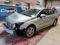 Salvage cars for sale at Angola, NY auction: 2018 Subaru Impreza Premium