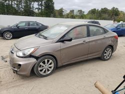 Salvage cars for sale at Seaford, DE auction: 2012 Hyundai Accent GLS