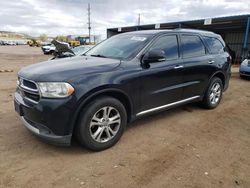Salvage cars for sale at Colorado Springs, CO auction: 2013 Dodge Durango Crew