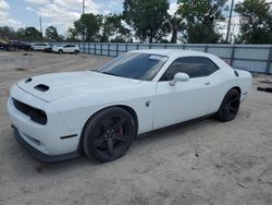 Salvage cars for sale at Riverview, FL auction: 2021 Dodge Challenger SRT Hellcat