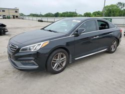 Salvage cars for sale from Copart Wilmer, TX: 2017 Hyundai Sonata Sport