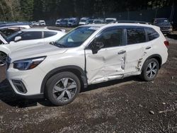 Salvage cars for sale from Copart Graham, WA: 2019 Subaru Forester Touring