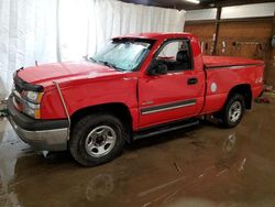 Salvage cars for sale from Copart Ebensburg, PA: 2003 Chevrolet Silverado K1500