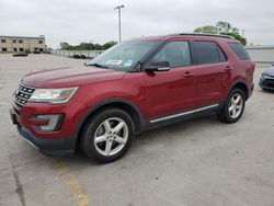 Salvage cars for sale at Wilmer, TX auction: 2017 Ford Explorer XLT