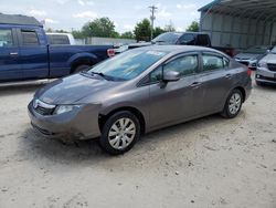 Salvage cars for sale from Copart Midway, FL: 2012 Honda Civic LX