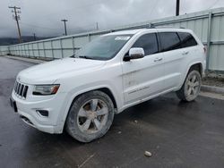 Salvage cars for sale at Magna, UT auction: 2014 Jeep Grand Cherokee Overland