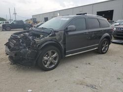 Salvage cars for sale at Jacksonville, FL auction: 2016 Dodge Journey Crossroad