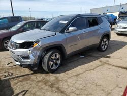 Jeep Compass salvage cars for sale: 2021 Jeep Compass Limited