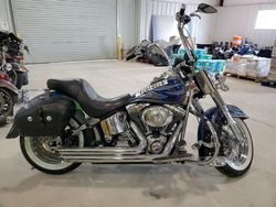 Salvage motorcycles for sale at Haslet, TX auction: 2005 Harley-Davidson Flstni