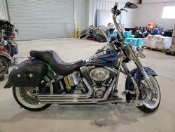 Salvage Motorcycles for sale at auction: 2005 Harley-Davidson Flstni