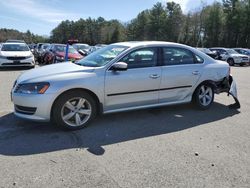 Salvage cars for sale at Exeter, RI auction: 2013 Volkswagen Passat SE