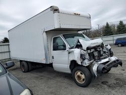 Salvage trucks for sale at Albany, NY auction: 2016 Ford Econoline E450 Super Duty Cutaway Van