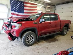 Salvage cars for sale from Copart Lyman, ME: 2022 GMC Sierra Limited K1500 AT4