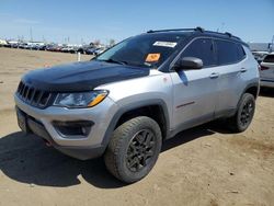 Salvage SUVs for sale at auction: 2018 Jeep Compass Trailhawk