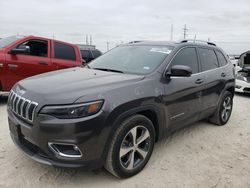 Salvage cars for sale at Haslet, TX auction: 2020 Jeep Cherokee Limited