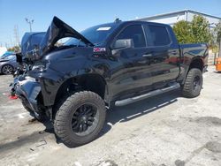 Salvage cars for sale at Wilmington, CA auction: 2021 Chevrolet Silverado K1500 Trail Boss Custom