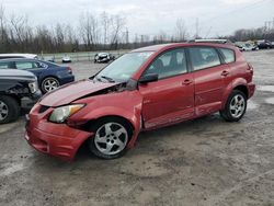 Pontiac Vibe salvage cars for sale: 2004 Pontiac Vibe