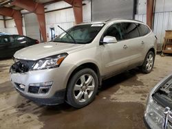 Salvage cars for sale from Copart Lansing, MI: 2017 Chevrolet Traverse LT