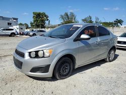 Vehiculos salvage en venta de Copart Opa Locka, FL: 2014 Chevrolet Sonic LT