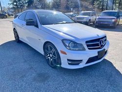 Salvage cars for sale at North Billerica, MA auction: 2014 Mercedes-Benz C 250