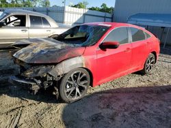 Salvage cars for sale at Spartanburg, SC auction: 2019 Honda Civic Sport