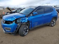 Vehiculos salvage en venta de Copart Brighton, CO: 2018 Jeep Compass Limited