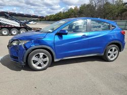 Honda HR-V LX salvage cars for sale: 2018 Honda HR-V LX