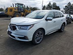 Salvage cars for sale at Denver, CO auction: 2017 Acura MDX Advance