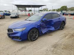 Salvage cars for sale at San Diego, CA auction: 2020 Acura TLX Technology
