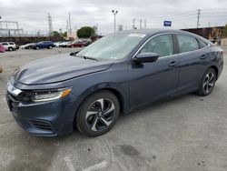 Salvage cars for sale at Wilmington, CA auction: 2021 Honda Insight EX