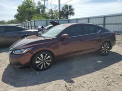 Salvage cars for sale from Copart Riverview, FL: 2021 Nissan Sentra SV